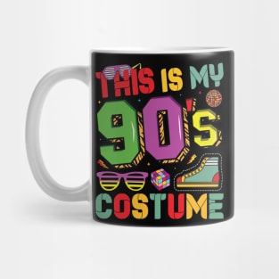 This Is My 90s Costume 1990s Retro Vintage 90s Party Lovers Mug